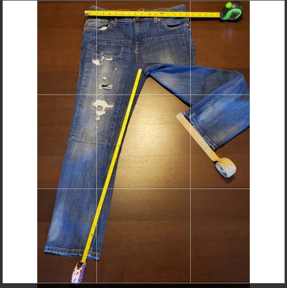 Cat & Jack Fun shred design jeans girls 16 - Picture 15 of 15